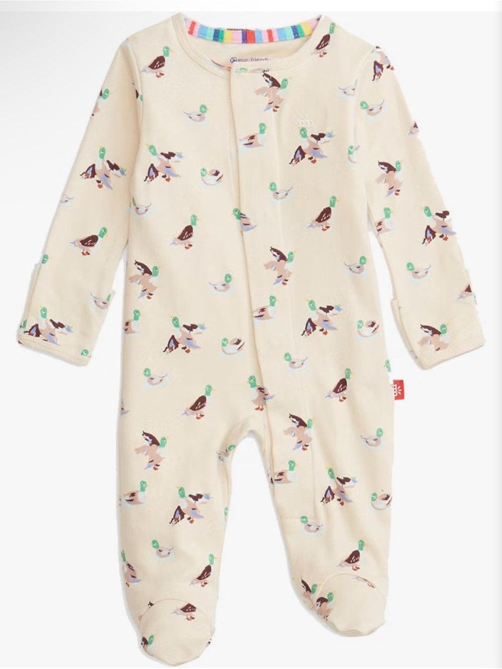 Magnetic Me 100% Organic Cotton Magnetic Baby Footie Pajamas